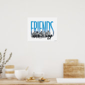 FRIENDS™ | Die Gang Poster (Küche)