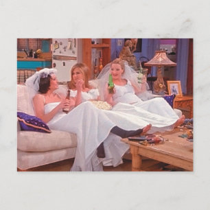 FRIENDS™   Die Mädchen in Hochzeitskleidern Einladungspostkarte