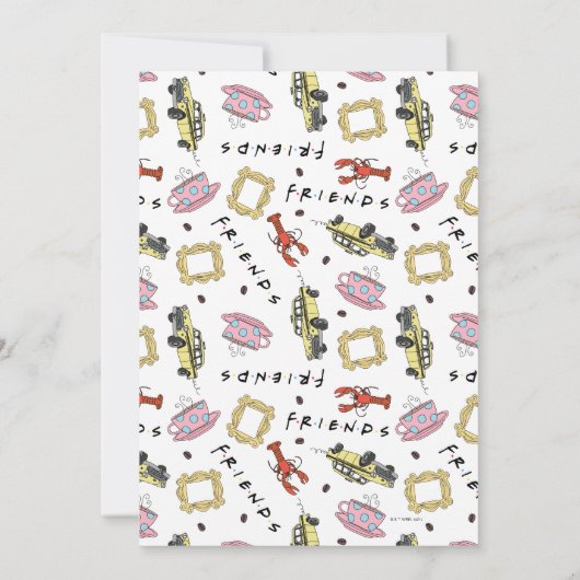 FRIENDS™ | Die mit dem Brautparty Einladung (Rückseite)