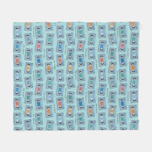 FRIENDS™ | Die mit Video-Tape-Muster Fleecedecke (Vorderseite (Horizontal))