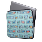 FRIENDS™ | Die mit Video-Tape-Muster Laptopschutzhülle (Vorderseite Links)