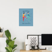 FRIENDS™ | Die Routine Poster (Heimbüro)