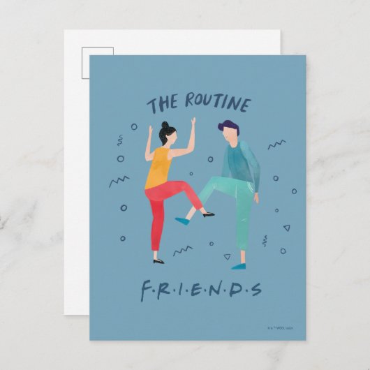 FRIENDS™ | Die Routine Postkarte (Vorne/Hinten)