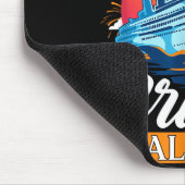 Friends Don't Cruise Alone Funny Cruising Ship Mat Mousepad (Ecke)