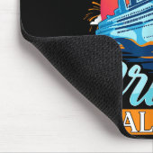 Friends Don't Cruise Alone Funny Cruising Ship Mat Mousepad (Ecke)