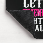 Friends Don't Fight Alone Breast Cancer Awareness  Mousepad (Ecke)