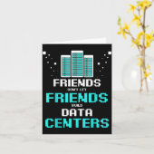 Friends Don't Let Friends Build Data Center Progra Karte (Gelbe Blume)
