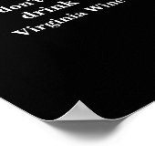 Friends Dont Let Friends Drink Virginia Wine  Poster (Ecke)