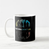 Friends Don't Lie Gift Fandom For Kids Mens Women  Kaffeetasse (Links)