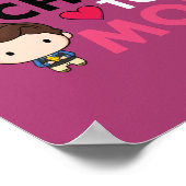 FRIENDS™ | Du bist der Chandler für meine Monica Poster (Ecke)