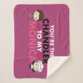 FRIENDS™ | Du bist der Chandler für meine Monica Sherpadecke (Vorderseite)