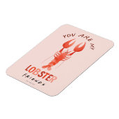 FRIENDS™ | Du bist mein Hummer Aquarell Grafik Magnet (Linke Seite)