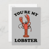 FRIENDS™ | Du bist mein Hummer Einladungspostkarte (Vorne/Hinten)