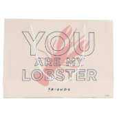 FRIENDS™ | Du bist mein Hummer Große Geschenktüte (Rückseite)