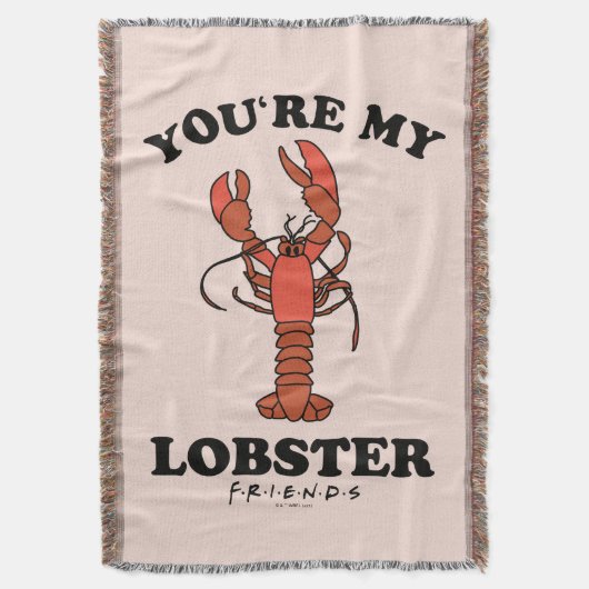 FRIENDS™ | Du bist mein Hummer - Klassische Typogr Decke (Vorderseite Vertikal)