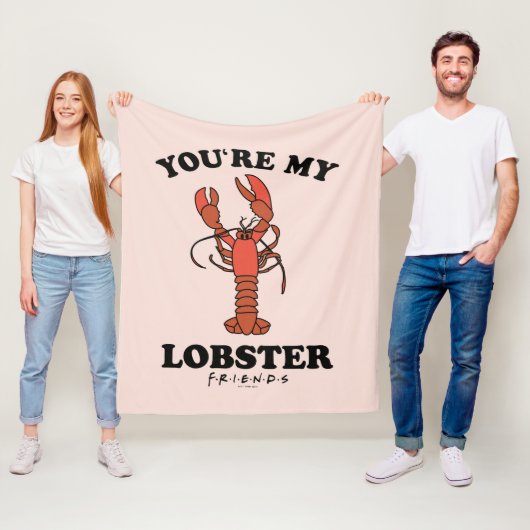 FRIENDS™ | Du bist mein Hummer - Klassische Typogr Fleecedecke (Beispiel)