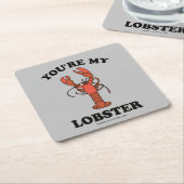 FRIENDS™ | Du bist mein Hummer Rechteckiger Pappuntersetzer (angewinkelt)