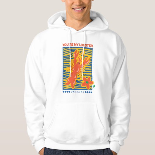 FRIENDS™ | Du bist mein Hummer Vibrant Graphic Hoodie (Vorderseite)