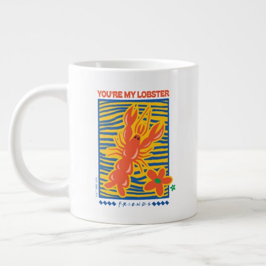 FRIENDS™ | Du bist mein Hummer Vibrant Graphic Jumbo-Tasse (Links)