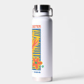 FRIENDS™ | Du bist mein Hummer Vibrant Graphic Trinkflasche (Rückseite)