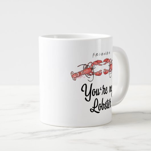 FRIENDS™ | Du bist mein Hummer Wasserfarbangebot Jumbo-Tasse (Vorderseite Rechts)