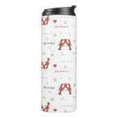 FRIENDS™ | Du bist mein Hummermuster Thermosbecher (Nach links gedreht)