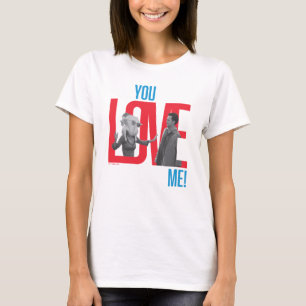 FRIENDS™ Du liebst mich Zitat T-Shirt