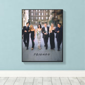 FRIENDS™ | Ehepaare in Form von Arbeitskleidung Leinwanddruck (Insitu (Holzboden))