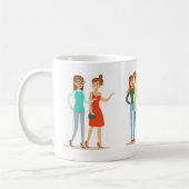 Friends Emerson Quote BESTE FREUNDIN Hört Girls Ni Kaffeetasse (Links)