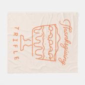 FRIENDS™ | Erntedank Trifle Fleecedecke (Vorderseite (Horizontal))