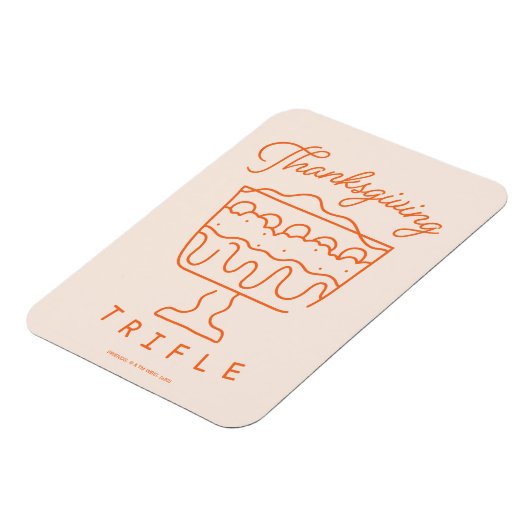 FRIENDS™ | Erntedank Trifle Magnet (Linke Seite)