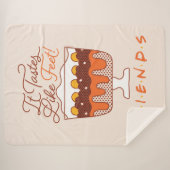 FRIENDS™ | Es schmeckt nach Feet! Sherpadecke (Vorderseite (Horizontal))