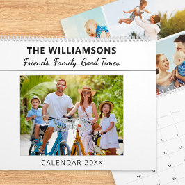 Friends, Family, Good Times - Photo Collage Custom Kalender