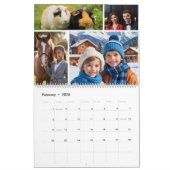 Friends, Family, Good Times - Photo Collage Custom Kalender (Feb 2026)