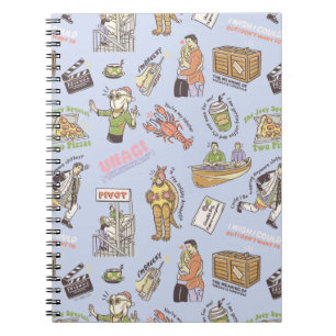 FRIENDS™ Farbige Cartoon-Muster Notizblock