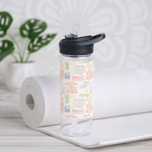 FRIENDS™ Farbige Zitate Muster Trinkflasche