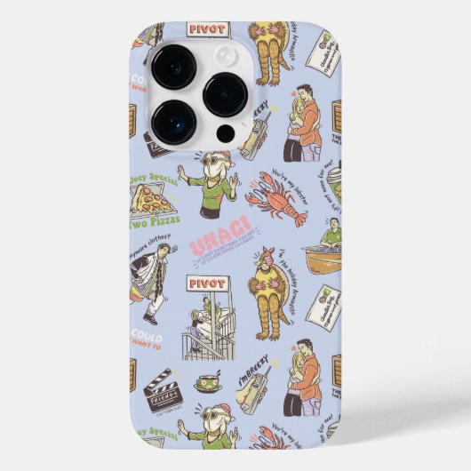 FRIENDS™ Farbiges Cartoon-Muster Case-Mate iPhone Hülle (Rückseite)