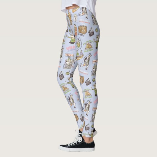 FRIENDS™ Farbiges Cartoon-Muster Leggings (Links)