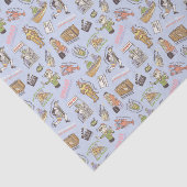 FRIENDS™ Farbiges Cartoon-Muster Seidenpapier (Ausschnitt)