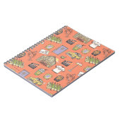 FRIENDS™ Farbiges Icons-Muster Notizblock (Linke Seite)