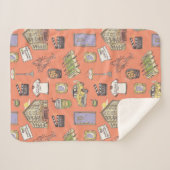 FRIENDS™ Farbiges Icons-Muster Sherpadecke (Vorderseite (Horizontal))