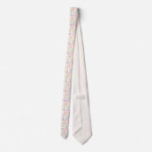 FRIENDS™ Farbiges Quotes-Muster Krawatte (Rückseite)