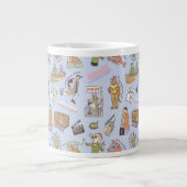 FRIENDS™ Farbpattern Cartoon Jumbo-Tasse (Vorderseite)