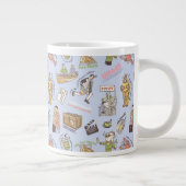FRIENDS™ Farbpattern Cartoon Jumbo-Tasse (Rechts)