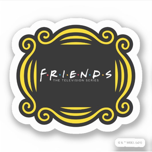FRIENDS™ Fernsehserie Aufkleber (Vorderseite)