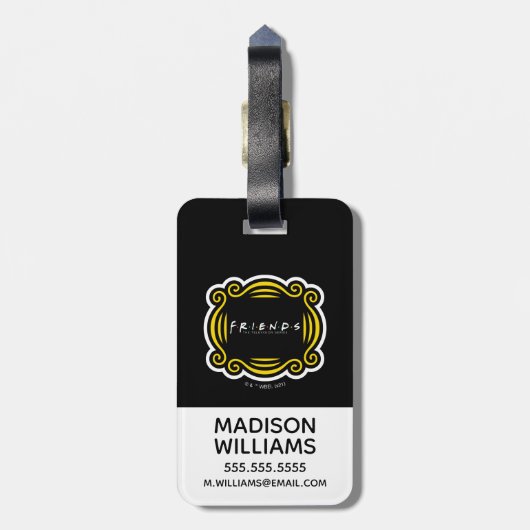 FRIENDS™ Fernsehserie Gepäckanhänger (Rückseite vertikal)