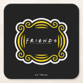 FRIENDS™ Fernsehserie Rechteckiger Pappuntersetzer (Vorderseite)