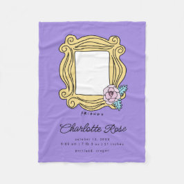 FRIENDS™ Floral Picture Frame | Geburtsstunde von Fleecedecke