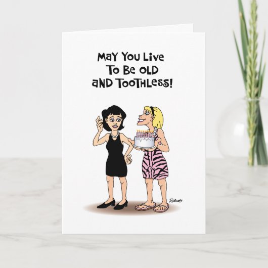 "Friends Forever Birthday Card" Karte (Vorderseite)