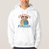 Friends Forever - Cartoon Design Hoodie (Vorderseite)